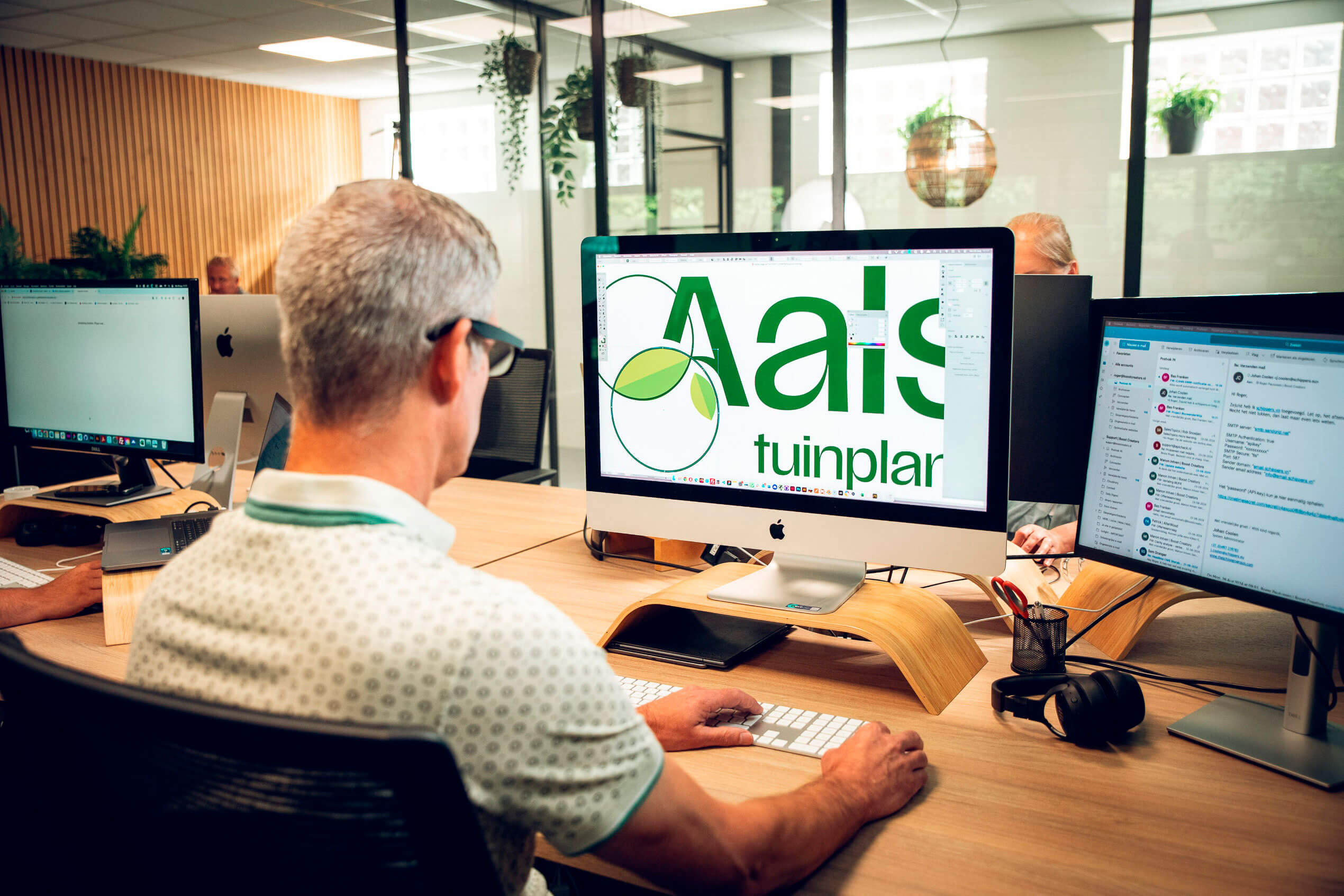 Logo en huisstijl ontwerp Aalst tuinplanten bij Boost Creators