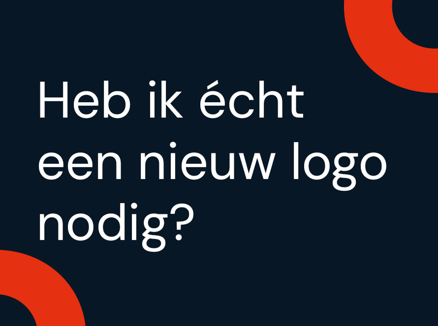 Heb ik écht een nieuw logo nodig?