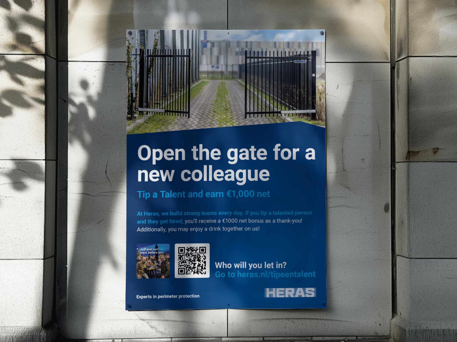 heras straat poster