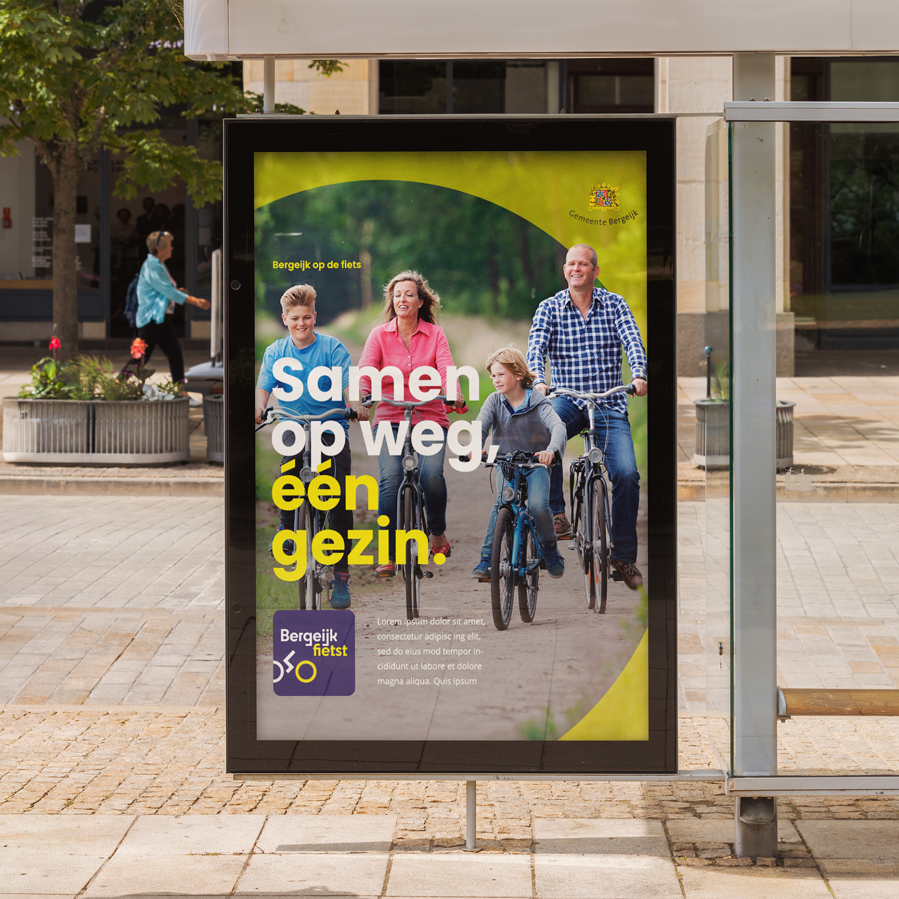 Gemeente bergeijk bushok mockup
